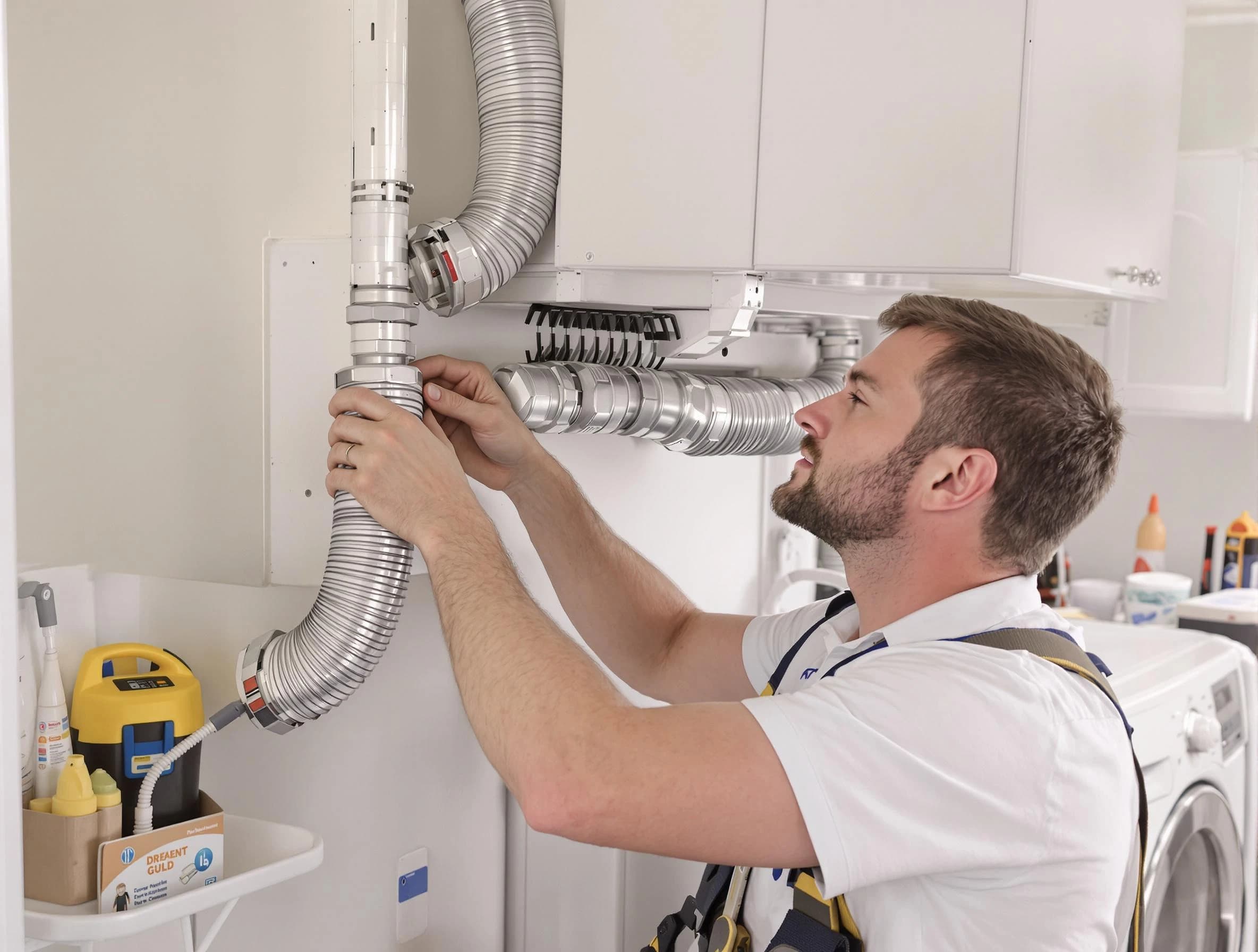 Professional dryer vent repair and installation by Powder Springs Dryer Vent Cleaning in Powder Springs