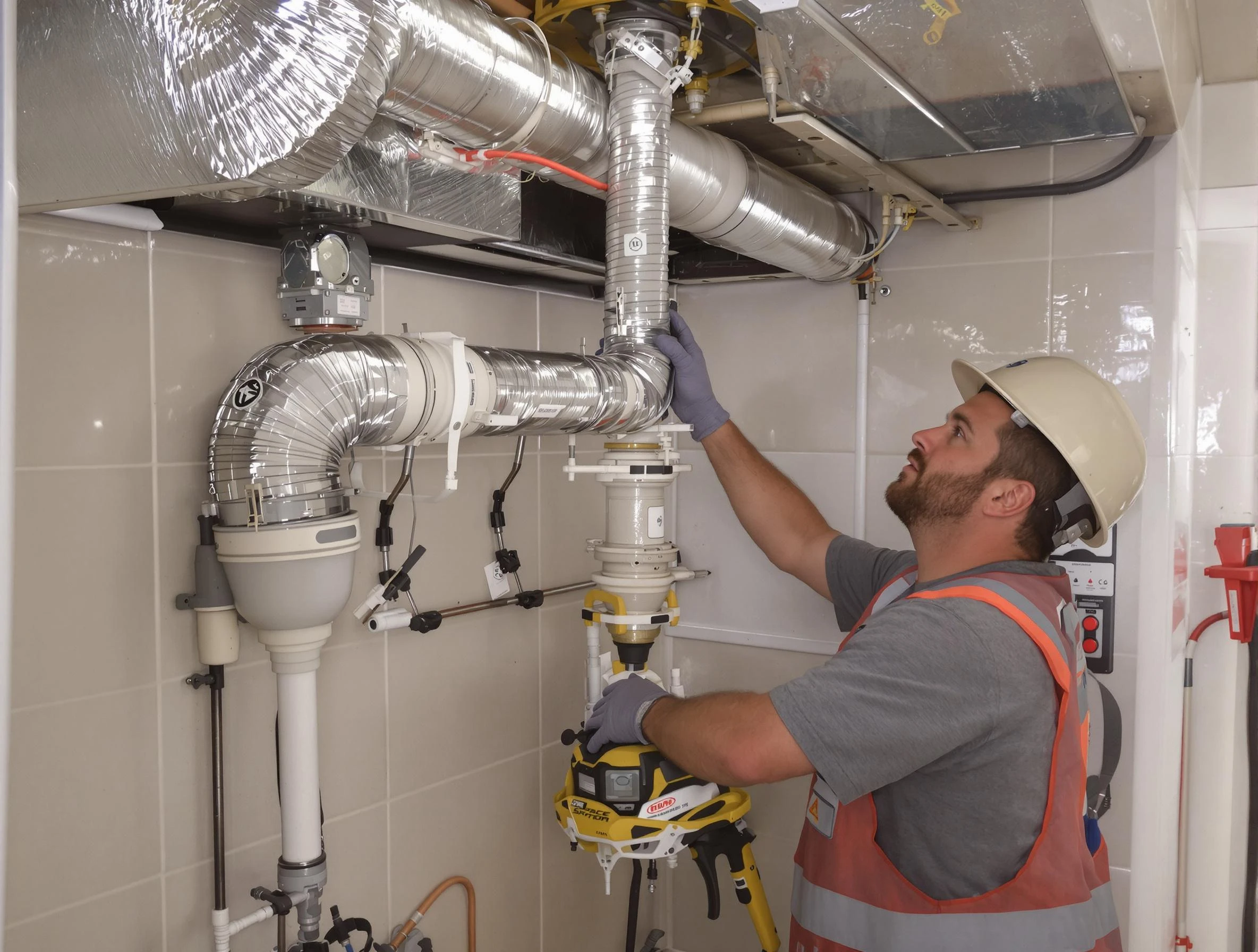 Powder Springs Dryer Vent Cleaning expert performing professional dryer vent repair and installation in Powder Springs